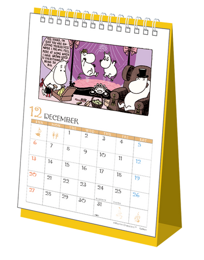 ムーミン 原画卓上カレンダー(2026年版)