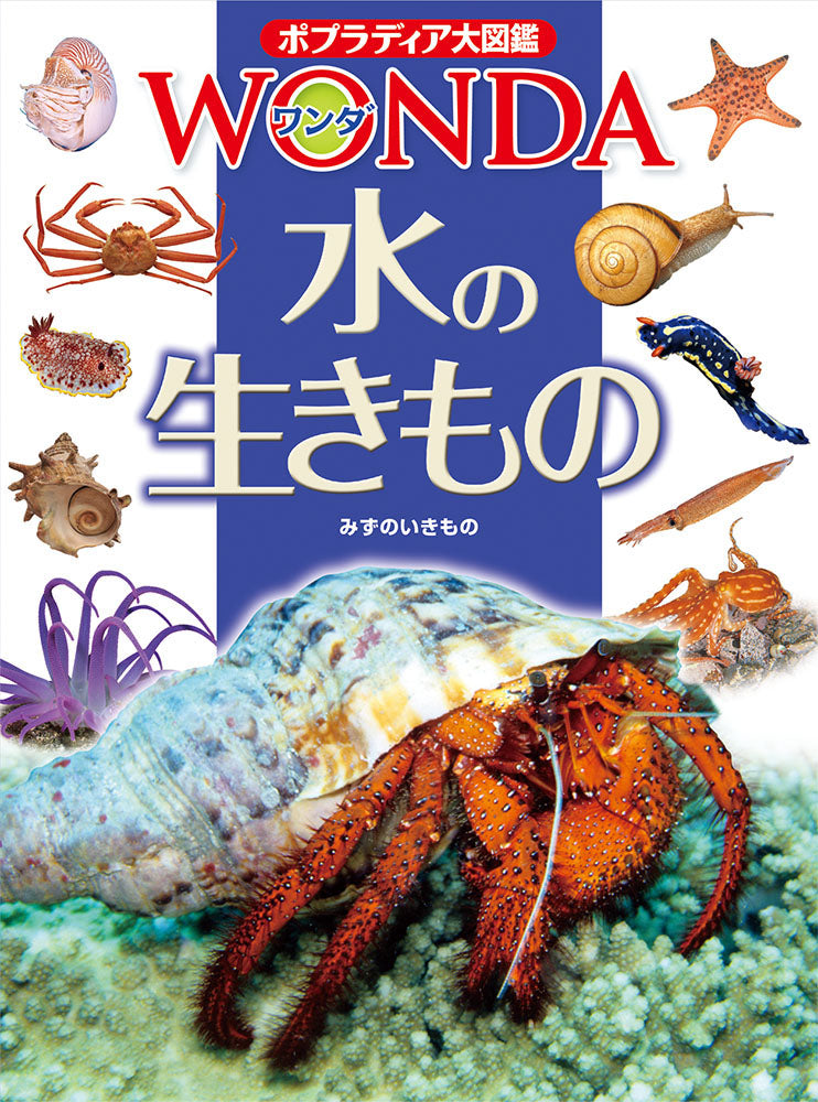 ポプラディア大図鑑 WONDA 水の生きもの-ポプラ社-図鑑 – こどもの本の