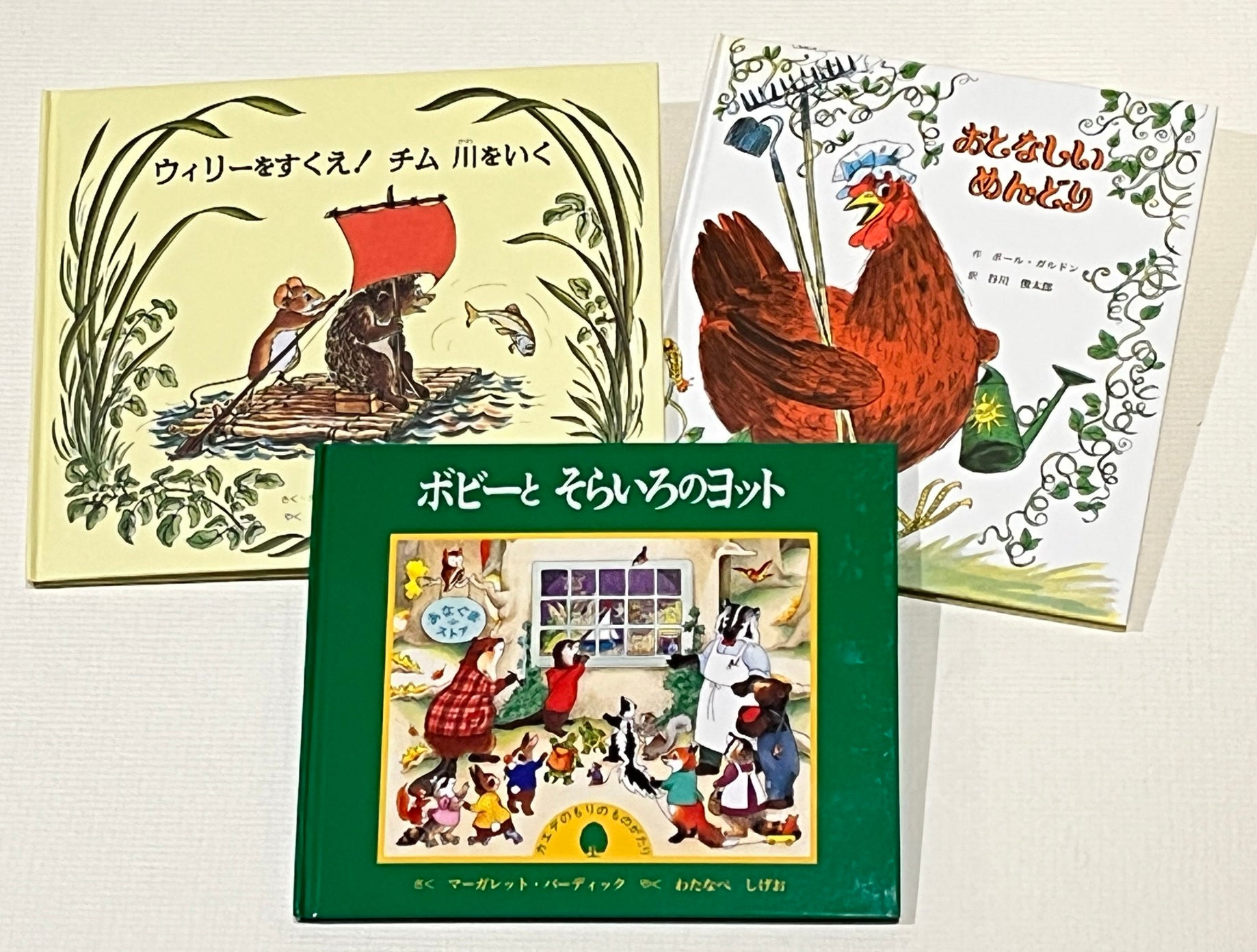 ボビーとそらいろのヨット 絵本 動物 マーガレット バーディック 
