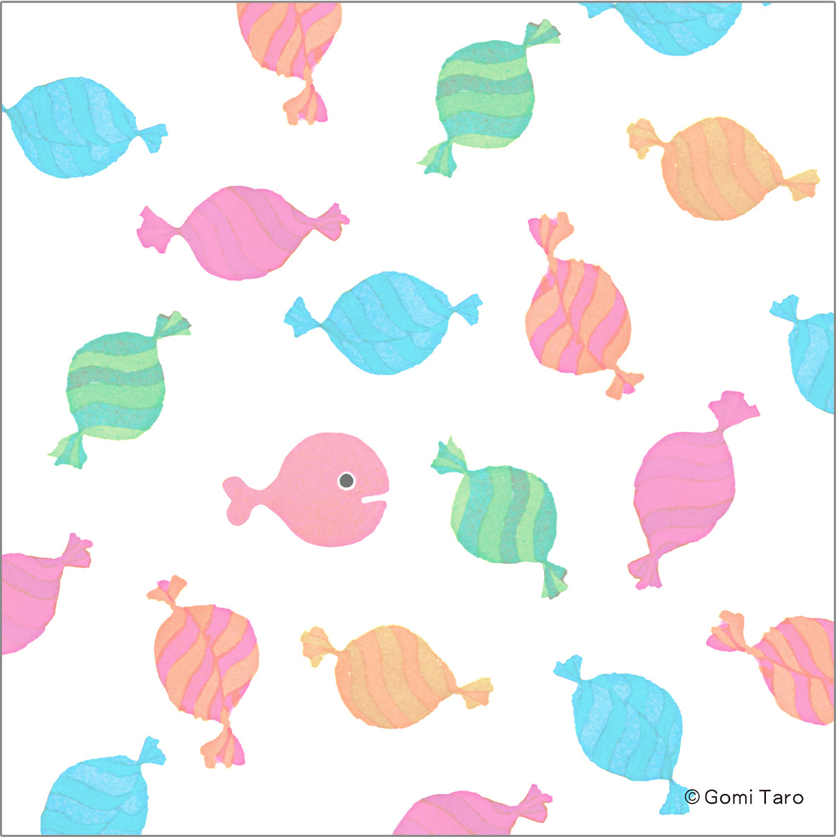 五味太郎 スクエアメモ（キャンディ）