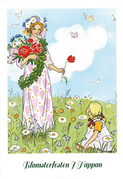 『リーサの庭の花まつり』ポストカード